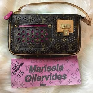 Louis Vuitton pochette perforated
